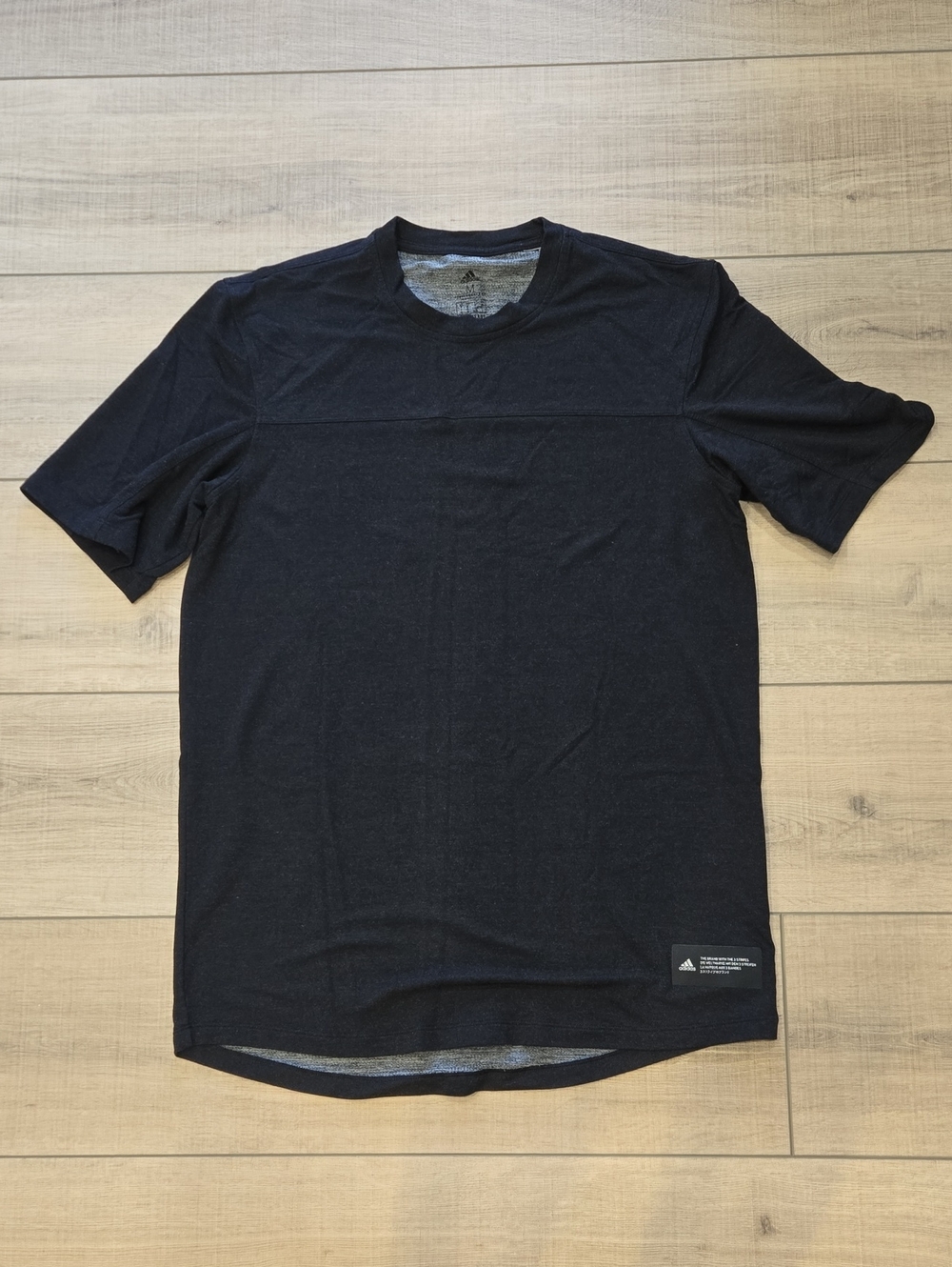 adidas Black Short Sleeve Performance Tee